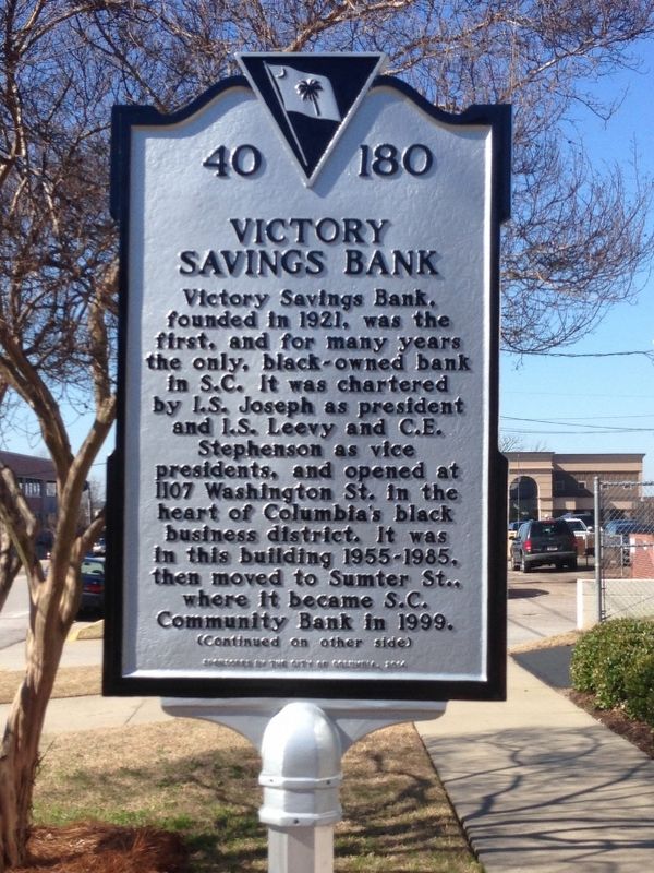 Victory Savings Bank Marker image. Click for full size.