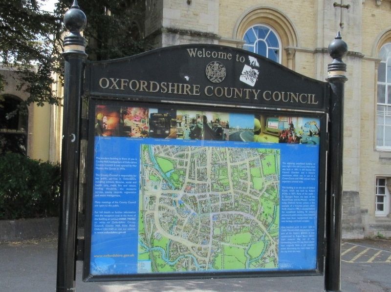 Oxfordshire County Council Marker image. Click for full size.