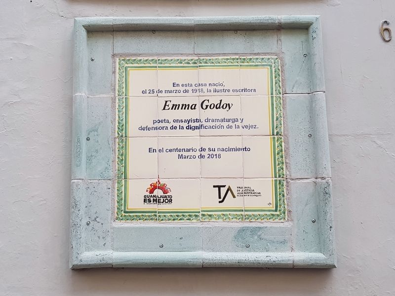 Emma Godoy Marker. Click for full size. Emma Godoy Marker image. Click for full size.
