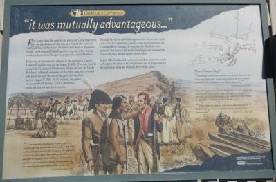 "it was mutually advantageous..." Marker. Click for full size. "it was mutually advantageous..." Marker image. Click for full size.