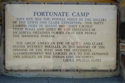 Fortunate Camp Marker image. Click for full size.