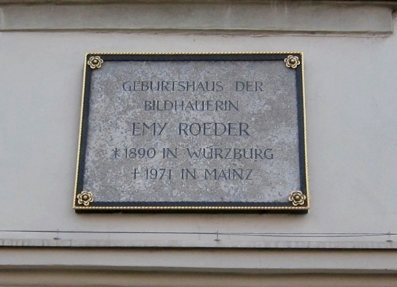Emy Roeder Marker. Click for full size. Emy Roeder Marker image. Click for full size.