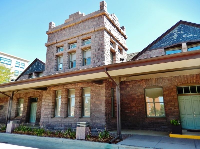 Illinois Central Depot (<i>west side</i>). Click for full size. Illinois Central Depot (<i>west side</i>) image. Click for full size.