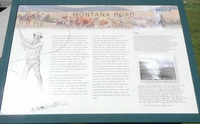 The Montana Road Marker image. Click for full size.