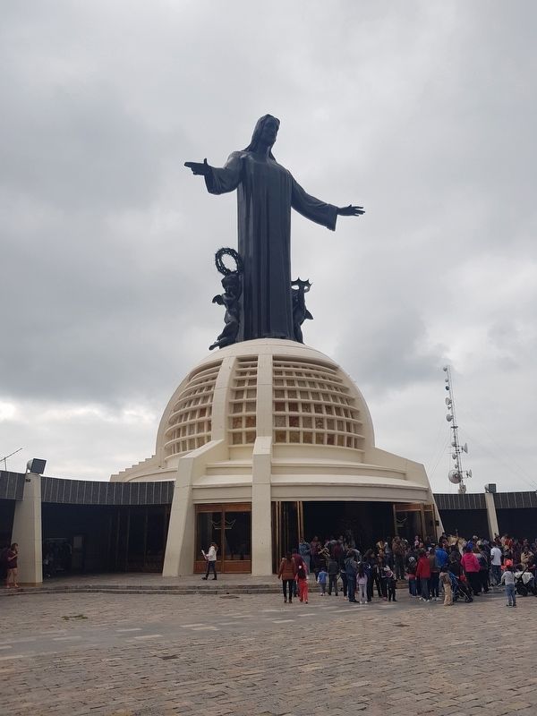 The statue of Christ the King at the Cerro de Cubilete. Click for full size. The statue of Christ the King at the Cerro de Cubilete image. Click for full size.