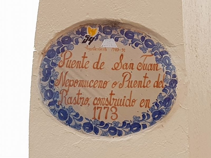 Puente de San Juan Nepomuceno Marker image. Click for full size.