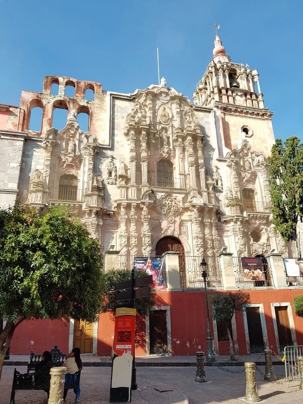 Temple of the Company of Jesus and Marker image. Click for full size.