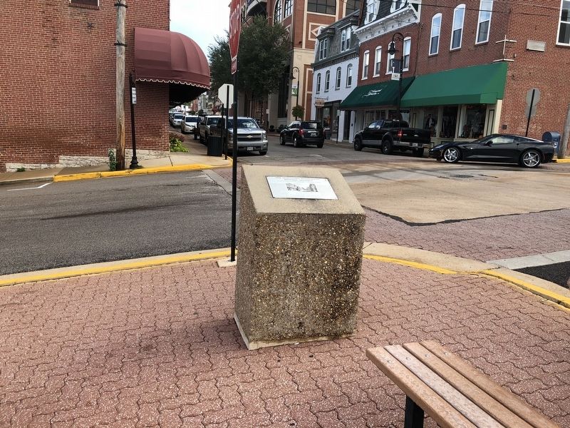 The Downtown Washington Historic District Marker. Click for full size. The Downtown Washington Historic District Marker image. Click for full size.