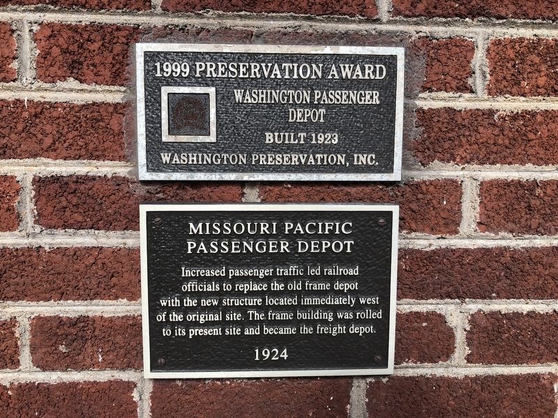 Missouri Pacific Passenger Depot Marker image. Click for full size.