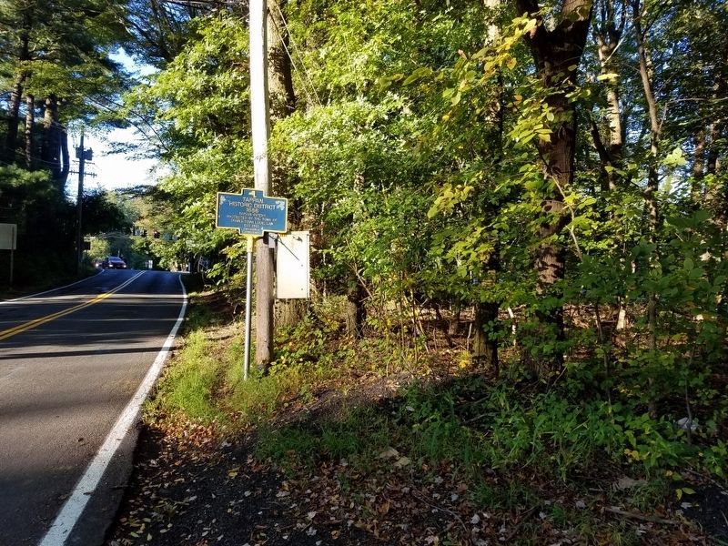 Tappan Historic District Marker. Click for full size. Tappan Historic District Marker image. Click for full size.
