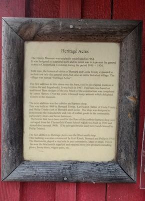 Heritage Acres Marker image. Click for full size.