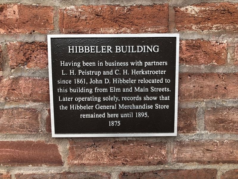 Hibbeler Building Marker. Click for full size. Hibbeler Building Marker image. Click for full size.
