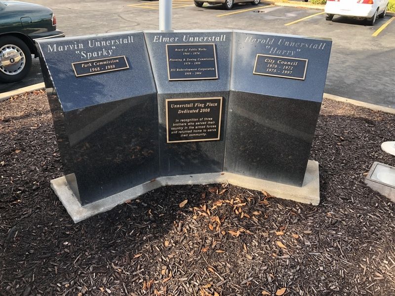 Unnerstall Flag Plaza Marker. Click for full size. Unnerstall Flag Plaza Marker image. Click for full size.