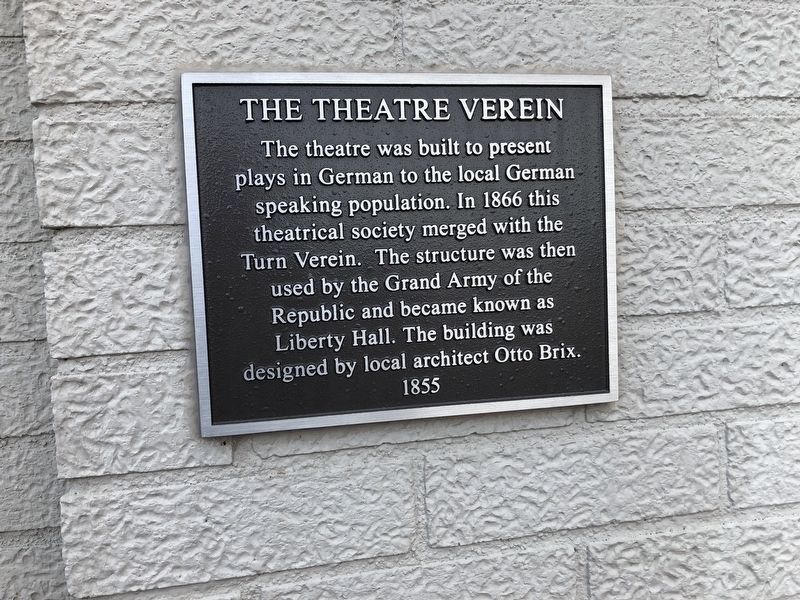 The Theatre Verein Marker image. Click for full size.