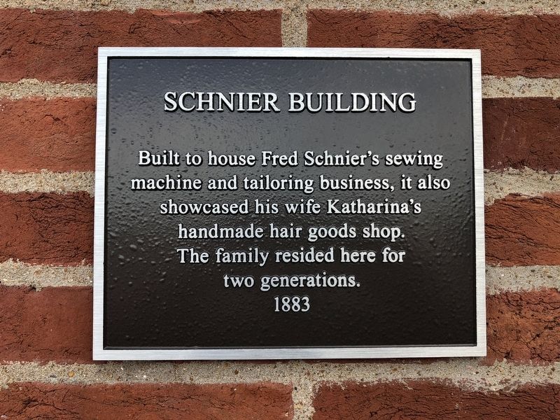 Schnier Building Marker image. Click for full size.