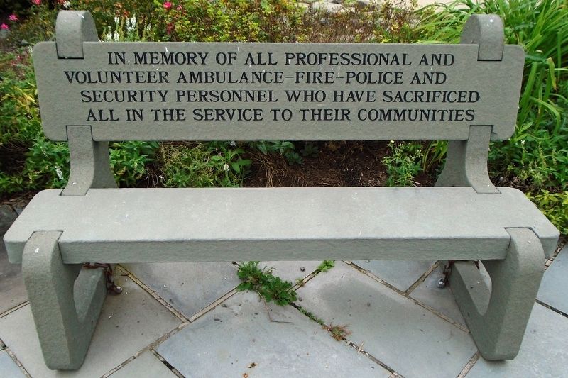 First Responders Bench image. Click for full size.