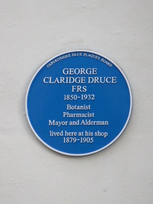 George Claridge Druce Marker image. Click for full size.