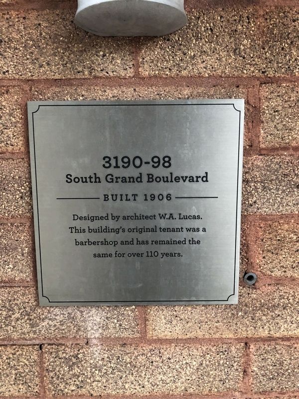 3190-98 South Grand Boulevard Marker image. Click for full size.