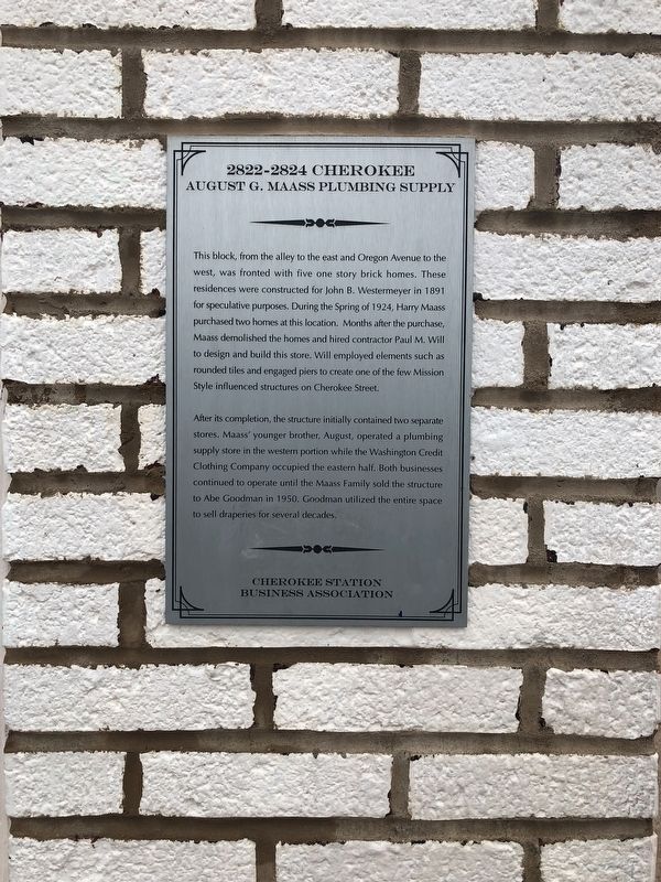 2822-2824 Cherokee Marker. Click for full size. 2822-2824 Cherokee Marker image. Click for full size.