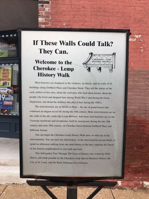 If These Walls Could Talk? They Can. Marker image. Click for full size.