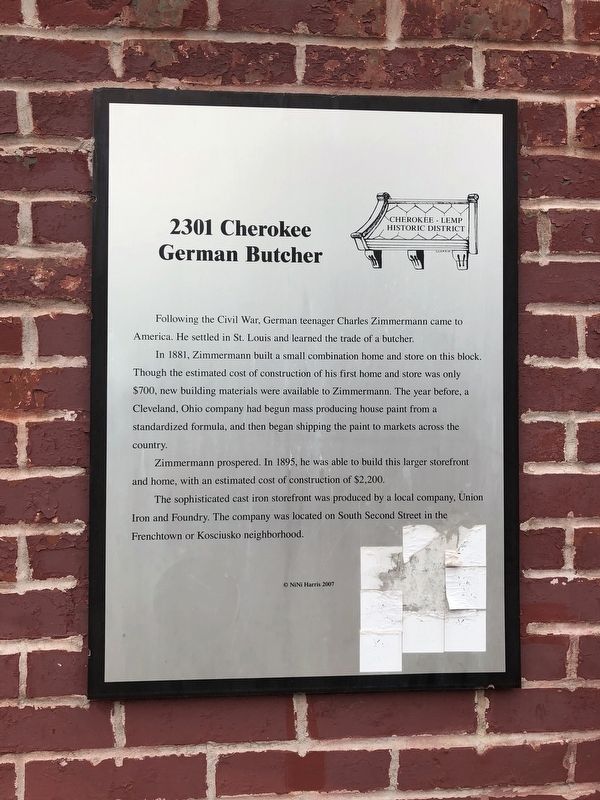 2301 Cherokee Marker. Click for full size. 2301 Cherokee Marker image. Click for full size.
