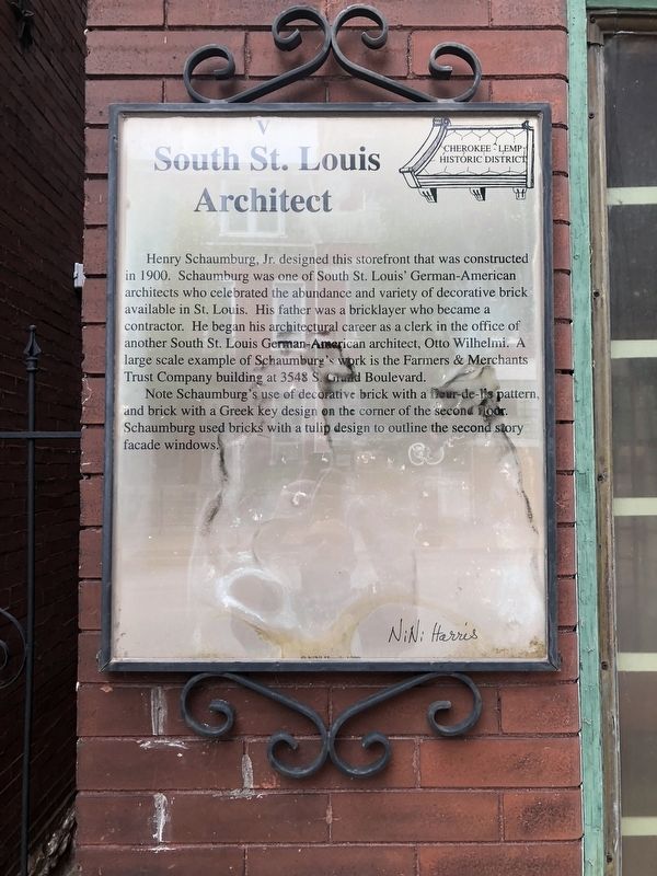 South St. Louis Architect Marker. Click for full size. South St. Louis Architect Marker image. Click for full size.