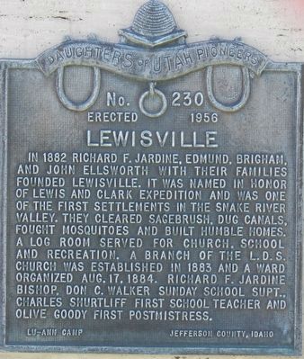 Lewisville Marker image. Click for full size.