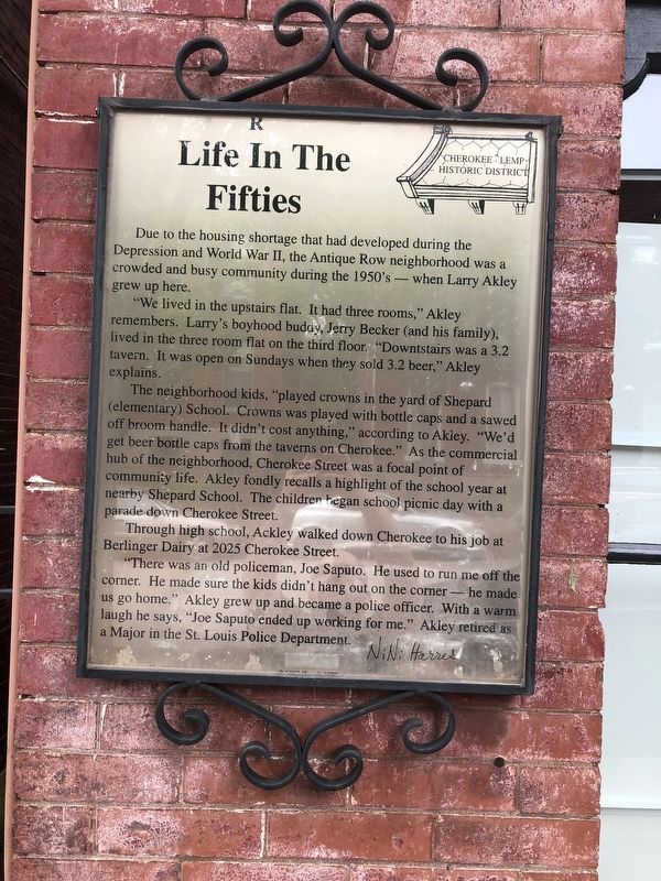 Life In The Fifties Marker. Click for full size. Life In The Fifties Marker image. Click for full size.