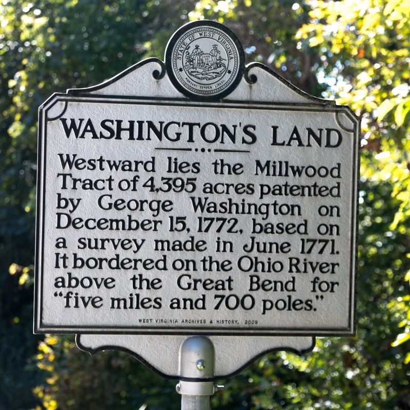 Washingtons Lands Marker image. Click for full size.