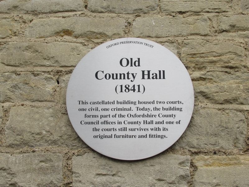 Old County Hall Marker image. Click for full size.