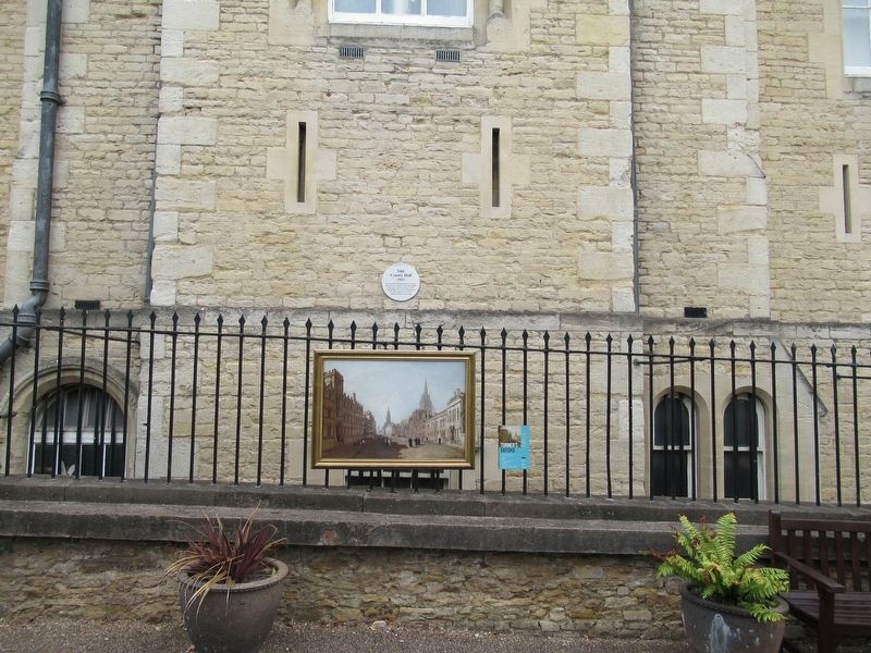 Old County Hall Marker. Click for full size. Old County Hall Marker image. Click for full size.