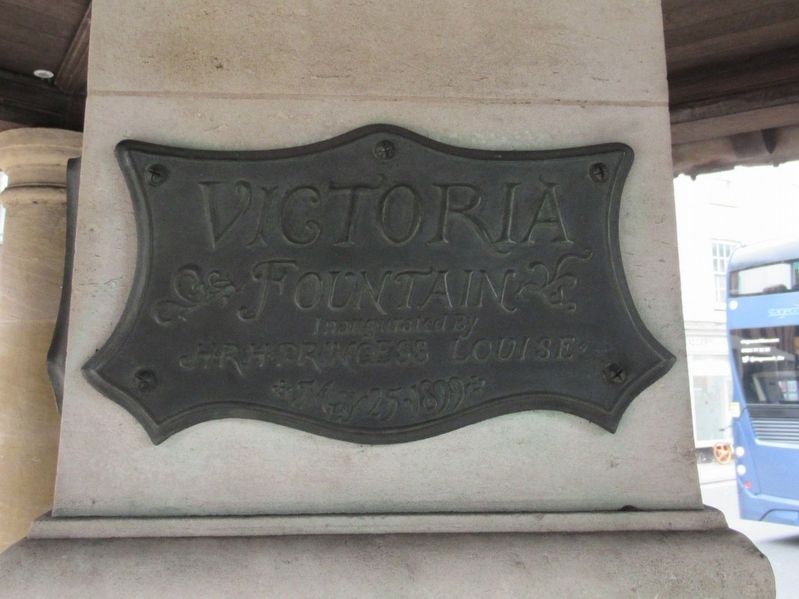 Victoria Fountain Marker. Click for full size. Victoria Fountain Marker image. Click for full size.