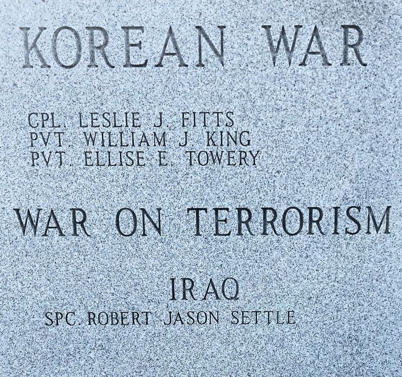 Korean War and Iraq War dead. image. Click for full size.