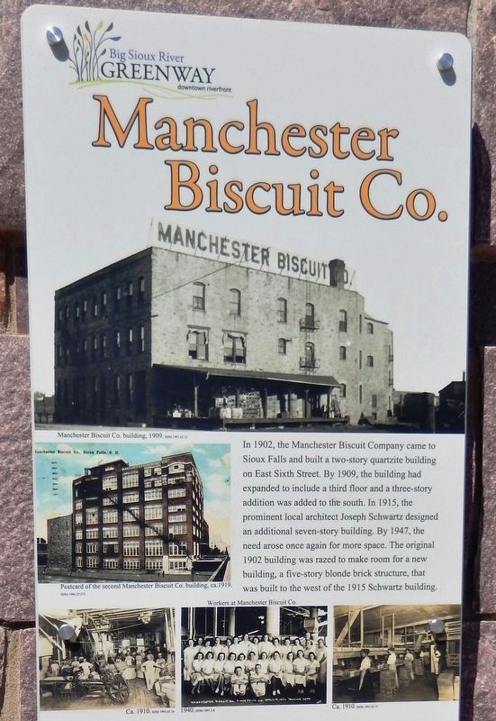 Manchester Biscuit Company Marker image. Click for full size.