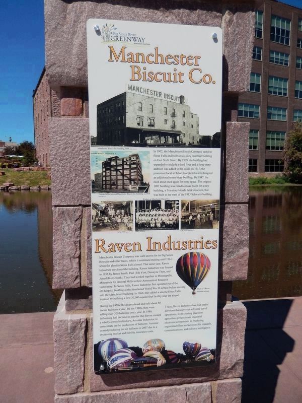 Manchester Biscuit Company Marker (<i>tall view; this marker top; related marker bottom</i>). Click for full size. Manchester Biscuit Company Marker (<i>tall view; this marker top; related marker bottom</i>) image. Click for full size.