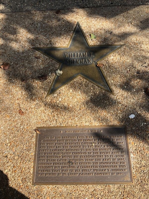 William T. Sherman Marker. Click for full size. William T. Sherman Marker image. Click for full size.