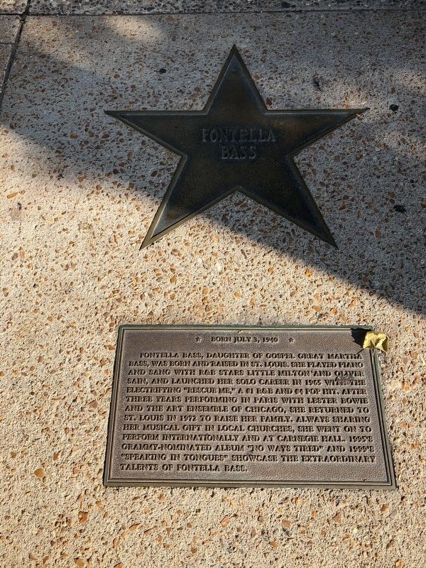 Fontella Bass Marker. Click for full size. Fontella Bass Marker image. Click for full size.