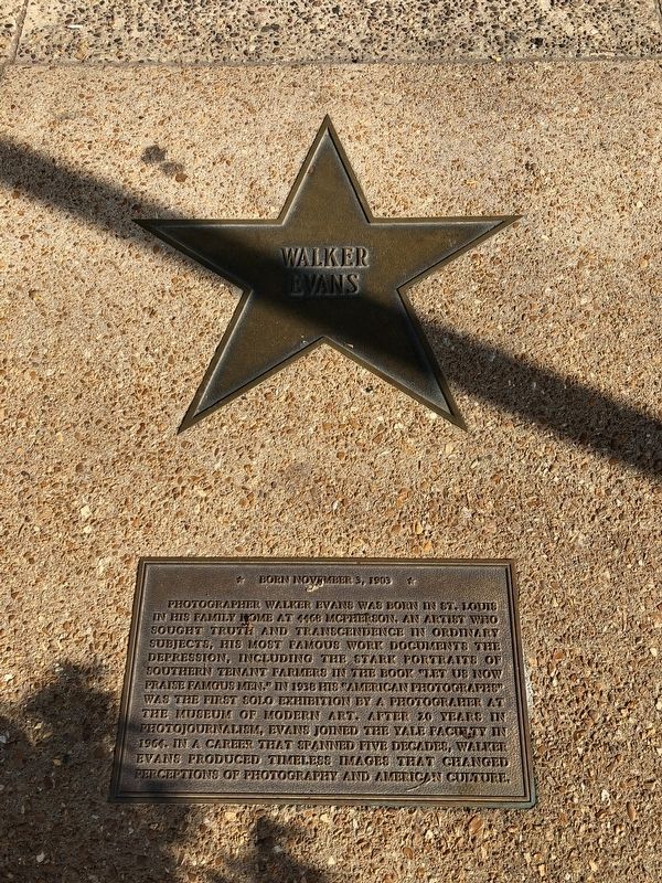 Walker Evans Marker image. Click for full size.