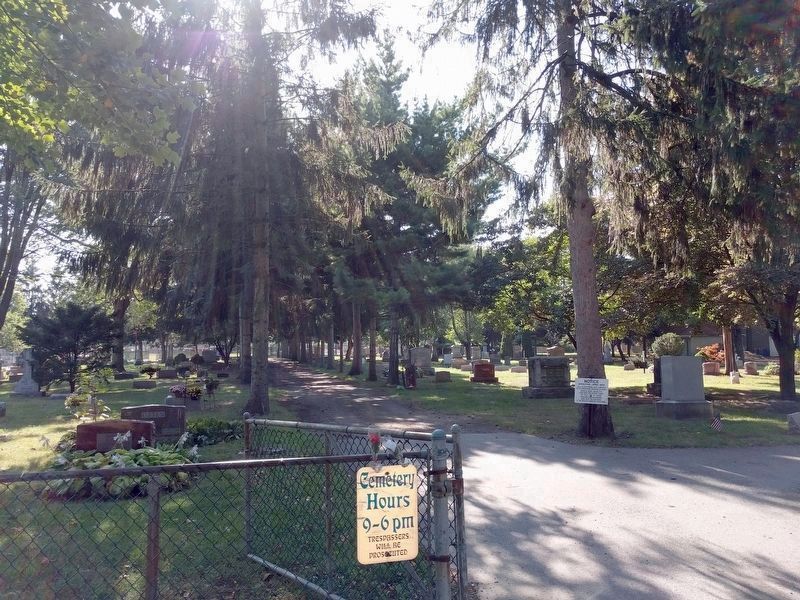 St. Peter's Cemetery. Click for full size. St. Peter's Cemetery image. Click for full size.