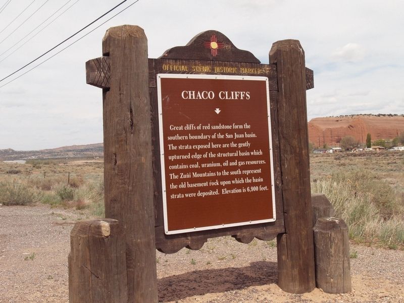 Chaco Cliffs Marker image. Click for full size.