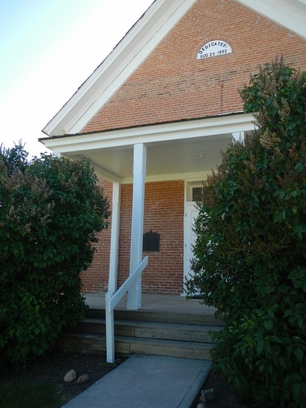 The Meeting House Marker. Click for full size. The Meeting House Marker image. Click for full size.