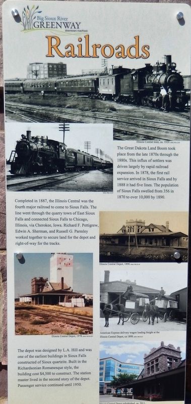 Railroads Marker image. Click for full size.