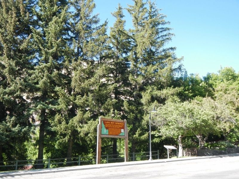 Lava Hot Springs Marker image. Click for full size.