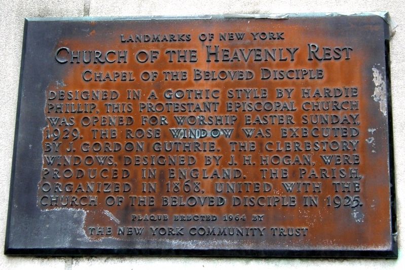 Church of the Heavenly Rest Marker image. Click for full size.