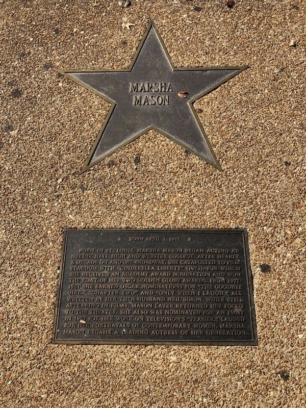 Marsha Mason Marker. Click for full size. Marsha Mason Marker image. Click for full size.