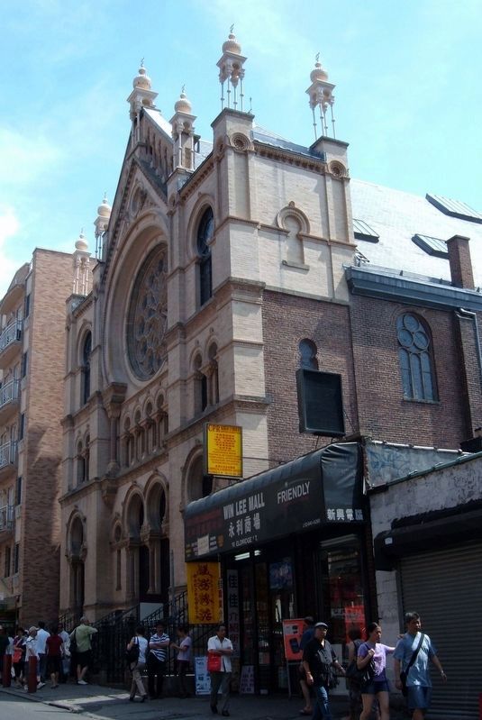 The Eldridge Street Synagogue. Click for full size. The Eldridge Street Synagogue image. Click for full size.