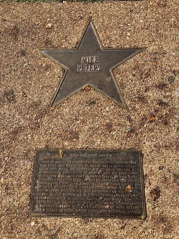 Mike Peters Marker. Click for full size. Mike Peters Marker image. Click for full size.