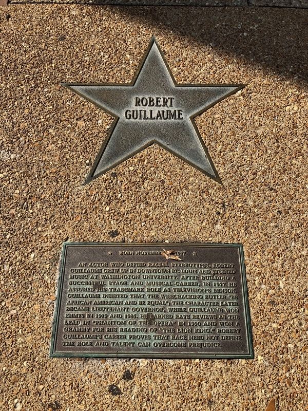 Robert Guillaume Marker. Click for full size. Robert Guillaume Marker image. Click for full size.