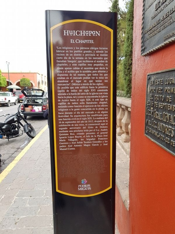 El Chapitel Marker. Click for full size. El Chapitel Marker image. Click for full size.