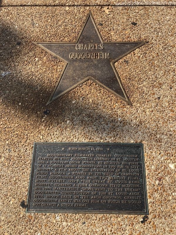 Charles Guggenheim Marker. Click for full size. Charles Guggenheim Marker image. Click for full size.